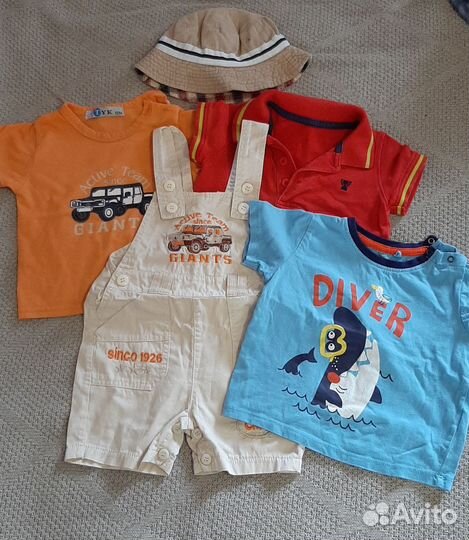 Пакет одежды для мальчика 74 80
