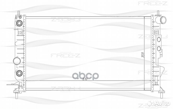 Радиатор KK0167 free-Z