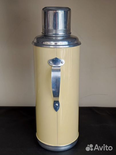 Термос китайский без пробки СССР 2 л жёлтый