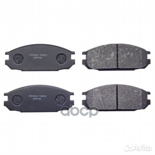 Колодки тормозные дисковые Double Force 44060-0