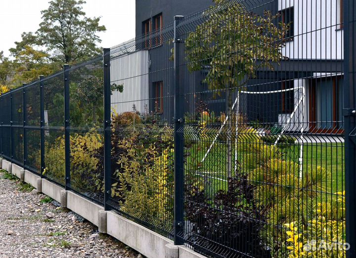 Забор сетка 3D