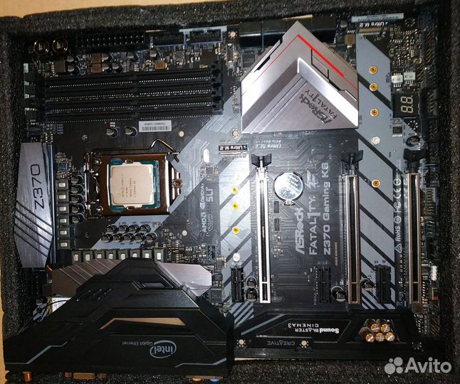 Комплект Asrock Fatal1ty Z370 Gaming K6+CPU+wifi