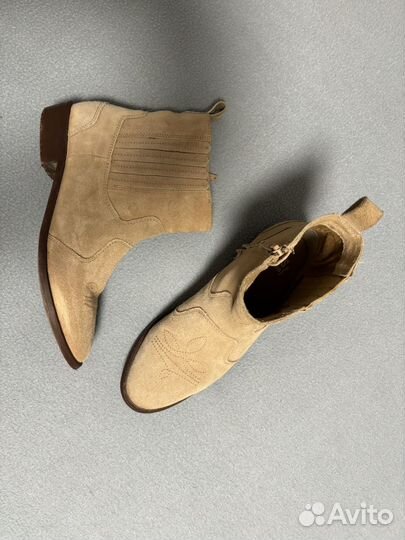 Казаки Mango Замша