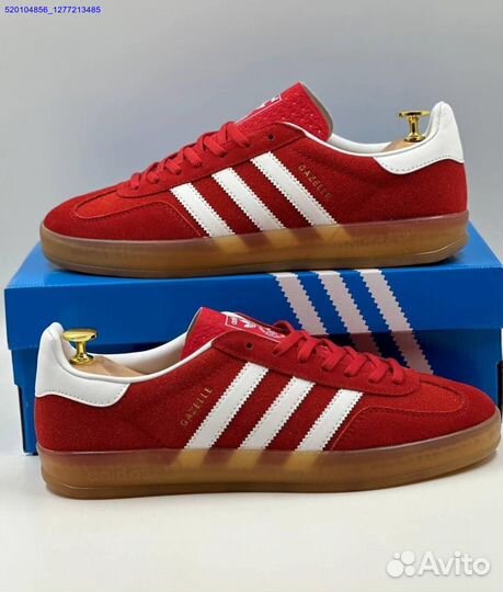 Кроссовки Adidas Gazelle Red (Арт.98223)