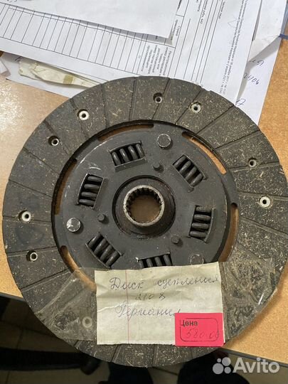 Диск сцепления на nexia комплектом