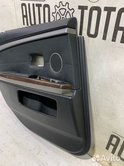 Обшивка двери задняя левая Bmw 745 E65 N62B44 2004