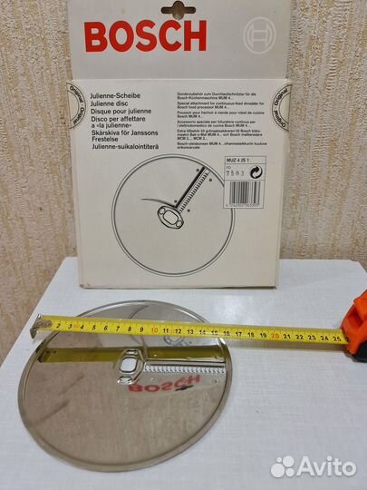 Диск режущий для овощерезки кух.комб. бош