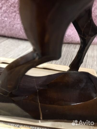 Статуэтка конь из дерева СССР