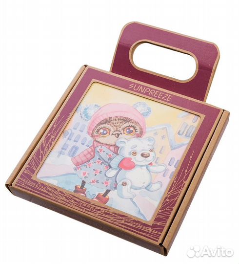 Жикле Снежный город 16х16 A2140299