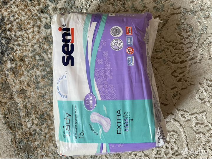 Прокладки урологические seni ledi