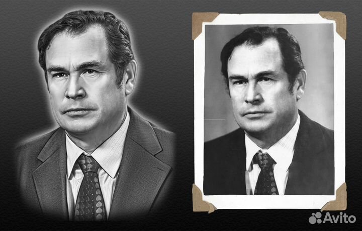 Ретушь фотографии для памятника