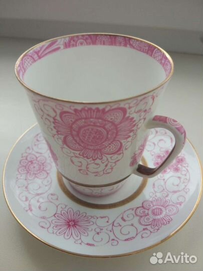 Кофейная пара костяной фарфор