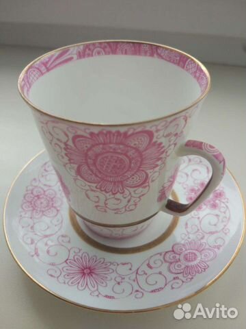 Кофейная пара костяной фарфор