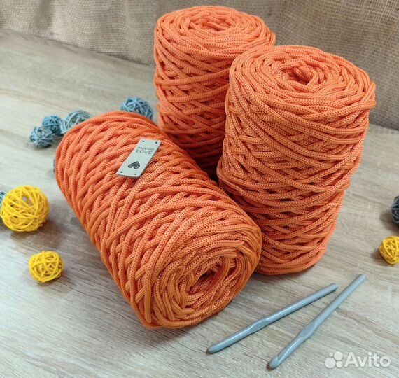 Шнур для вязания ф5 мм полипропиленовый