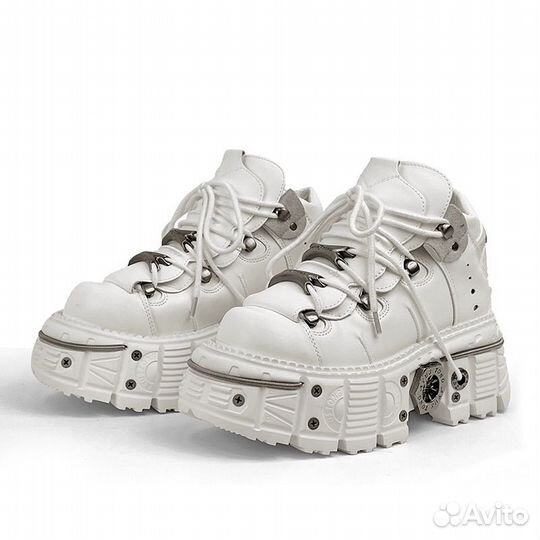 Кроссовки New rock Tank White Mettalic