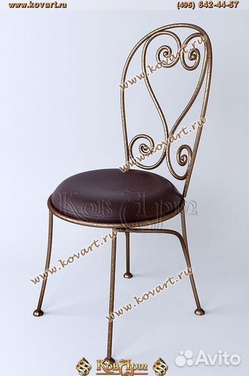 Стул кованый садовый в Москве. Art: C756