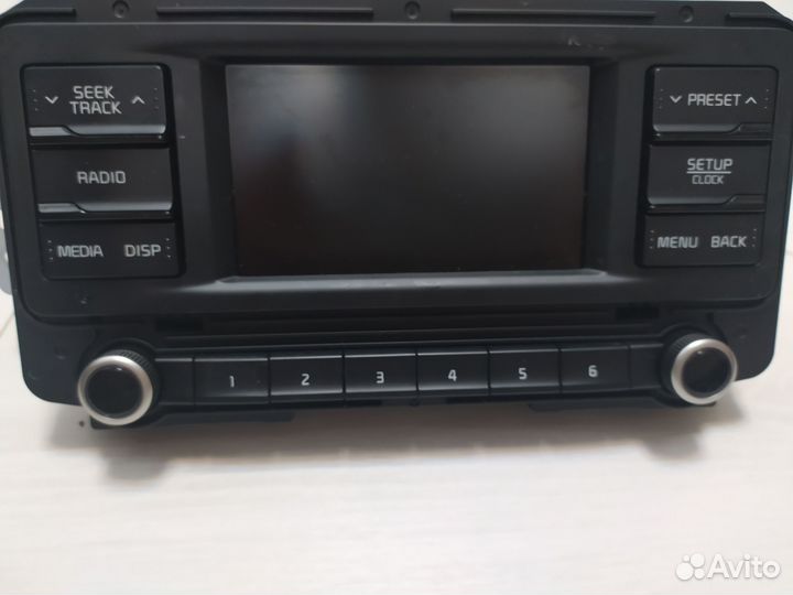 Штатная магнитола на kia rio x