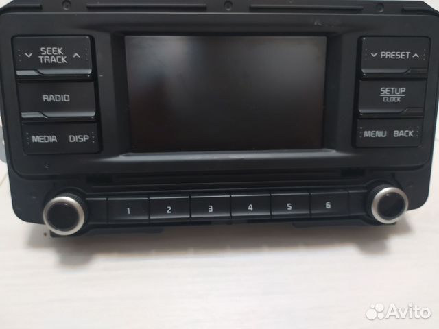 Штатная магнитола на kia rio x