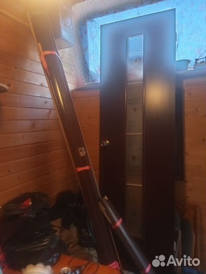 Межкомнатные двери бу 60 см с коробкой