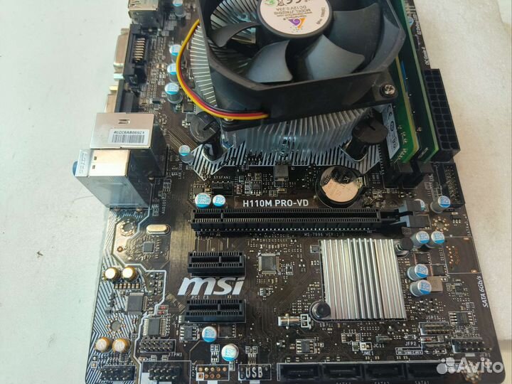 Комплект Pentium G4560+H110m+8gb ddr3+120gb SSD