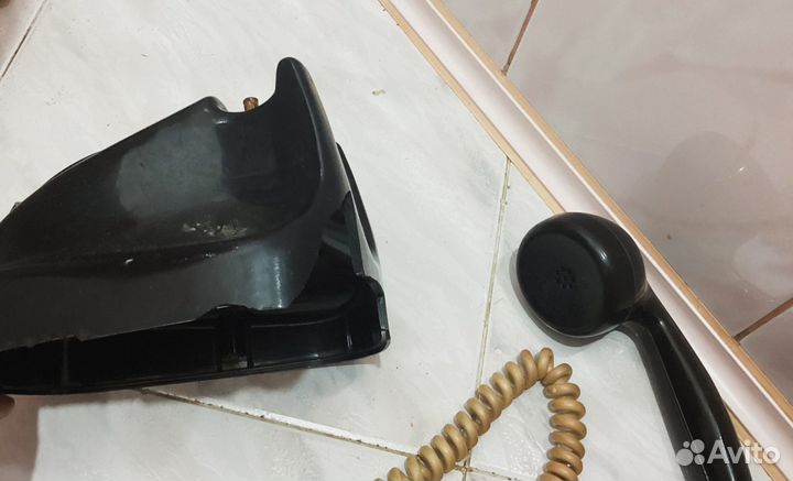 Телефон карболитовый