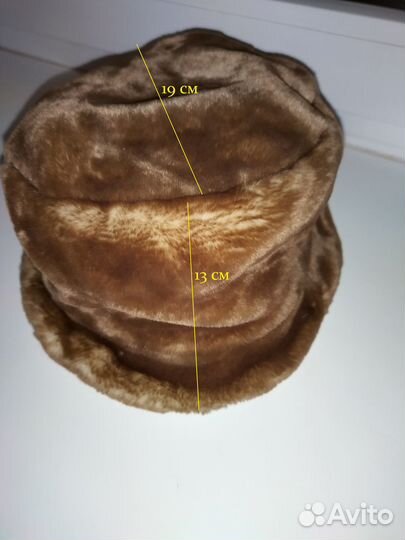 Шапка из искусственного меха, Шарф