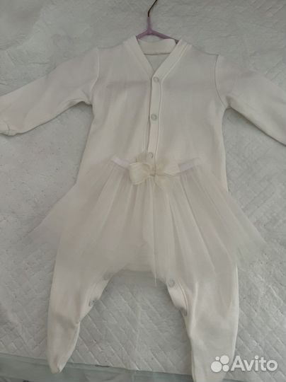 Комплект на выписку для девочки лето