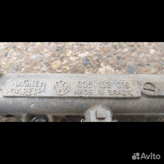 Рейка топливная/форсунка Skoda Octavia 1.4 BCA