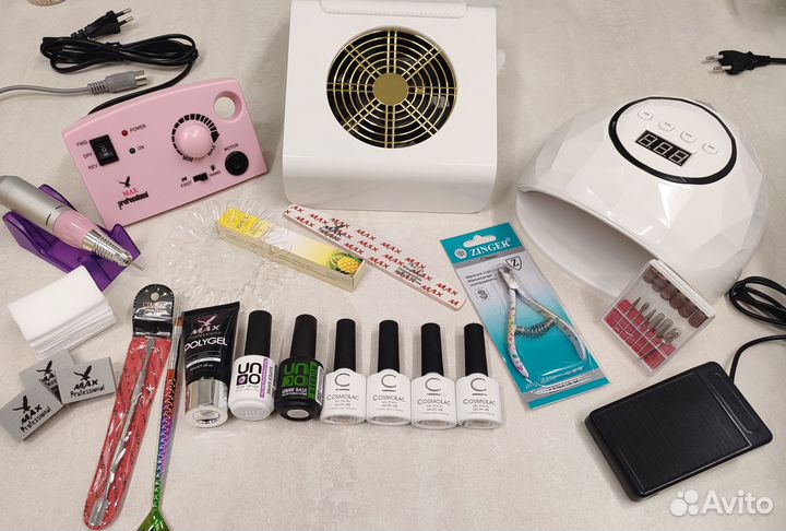 Набор для маникюра, Фрейзер, лампа