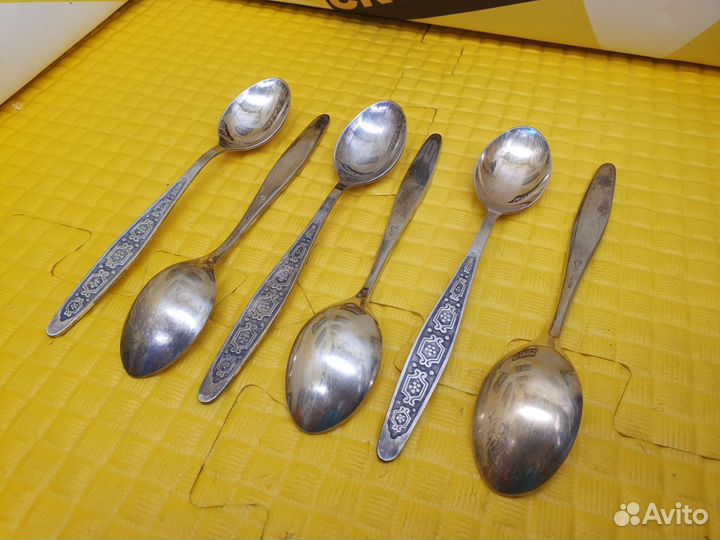 Ложки мнц Позолота 6 шт. И.5848