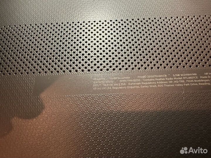 HP 15s-eq1143ur AMD AthlonGold 3150u