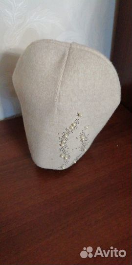 Шапка зимняя женская вязанная