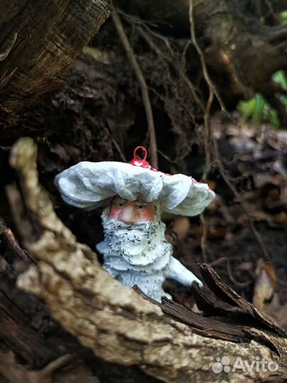 Елочные игрушки из ваты