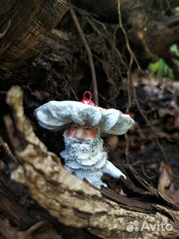 Елочные игрушки из ваты