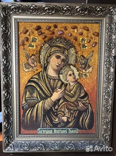 Икона натуральные камни