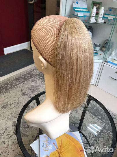 Шиньон из натуральных волос