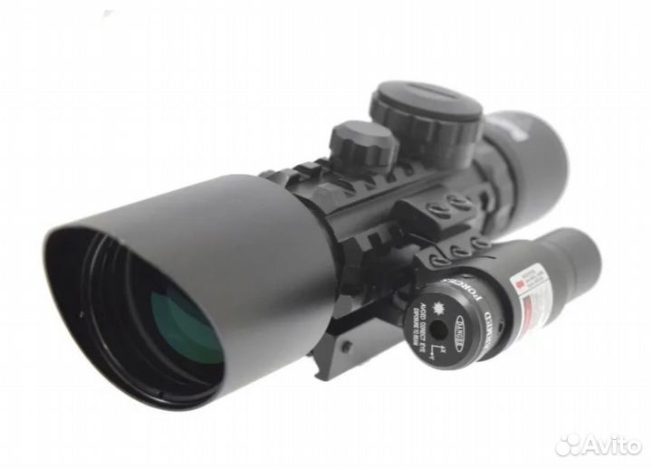 Оптический прицел 3-10х42 с подсветкой и лцу Новый