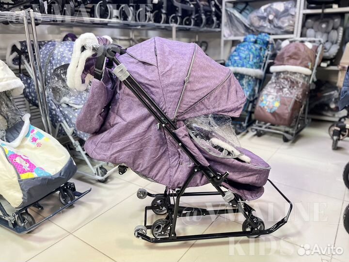 Санки коляска Nika новые