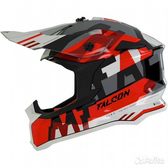 Moto Cross Enduro MT Мотошлем falcon arya A5 Gloss