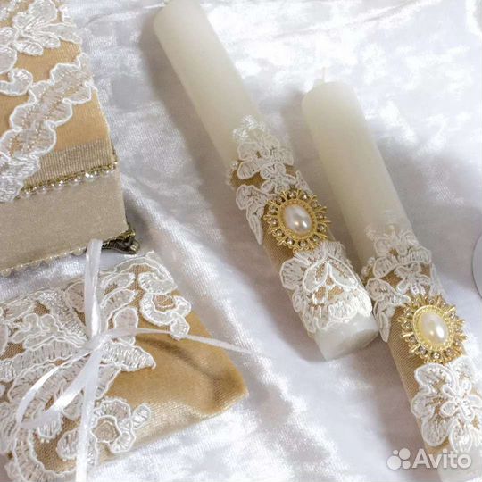 Набор свечей ручной работы