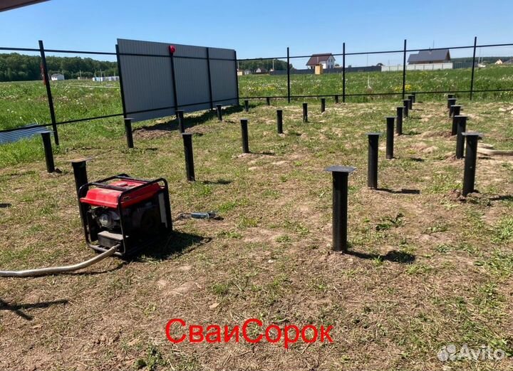 Винтовые сваи под ключ