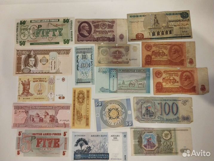 Банкноты стран мира