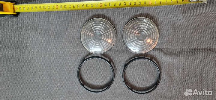 Стекло фары и ободок москвич педальный