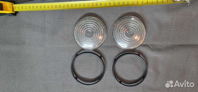 Стекло фары и ободок москвич педальный