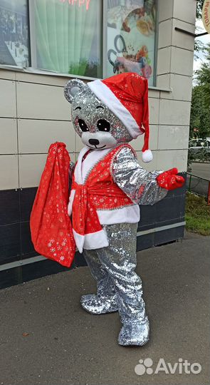 Костюм Деда Мороза для ростовой куклы