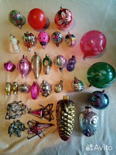 Елочные игрушки СССР