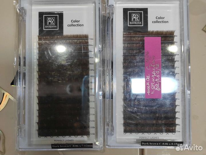Ресницы для наращивания Barbara,dlux