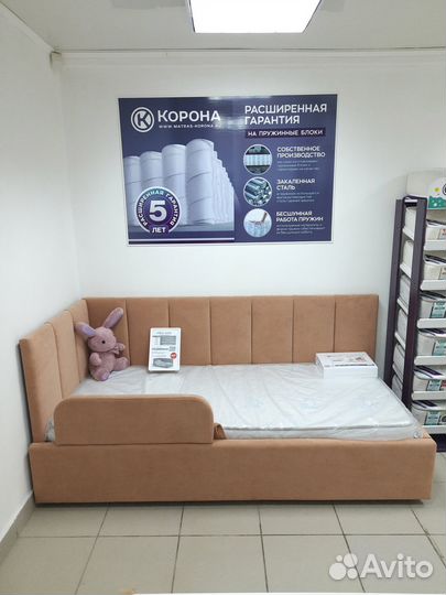 Кровать для детской Мягкая спинка