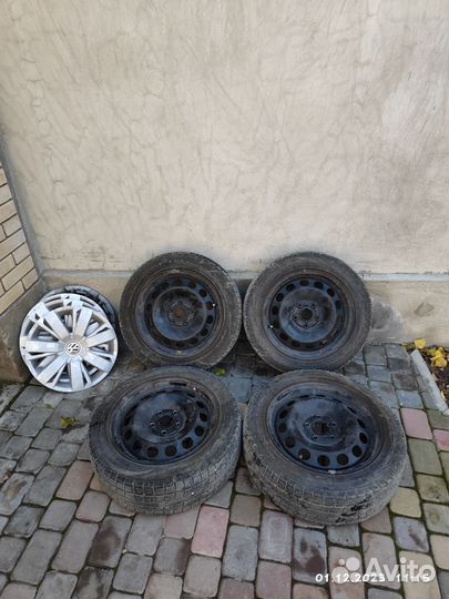 Колеса в сборе r16 зимние volkswagen
