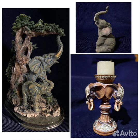 Статуэтка слон,подсвечник слон, фигурка слон
